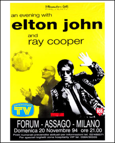 ELTON JOHN and Ray Cooper