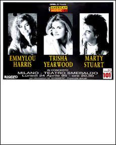 EMMYLOU HARRIS - TRISHA YEARWOOD - MARTY STUART