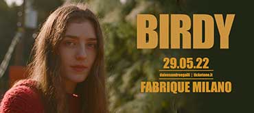BIRDY ANNUNCIA IL SUO TOUR EUROPEO 2022